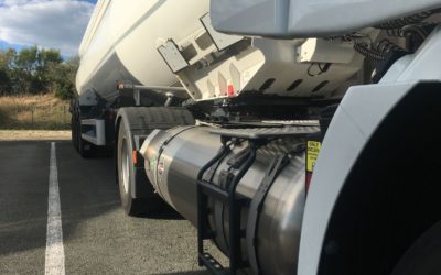 The fleet of gas trucks of Groupe Hautier