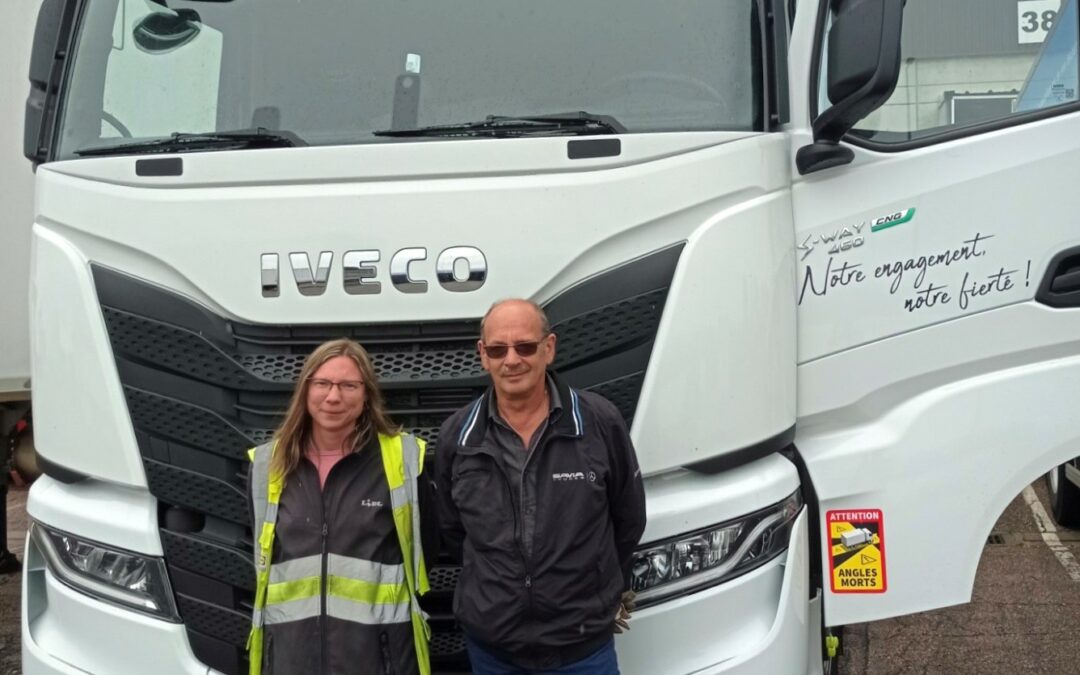 Le Groupe Hautier se munit d’un nouveau tracteur gaz pour livrer vos magasins Lidl !