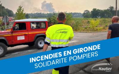 Incendies en Gironde : l’agence de Mont-de-Marsan apporte son soutien