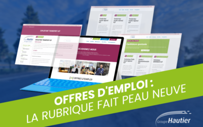 Notre rubrique recrutement fait peau neuve !