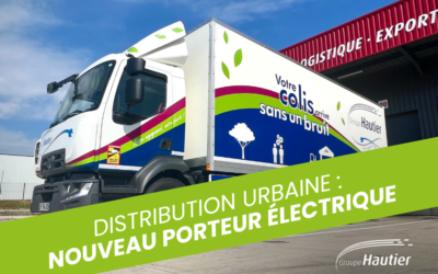Distribution urbaine : un véhicule électrique rejoint notre flotte !
