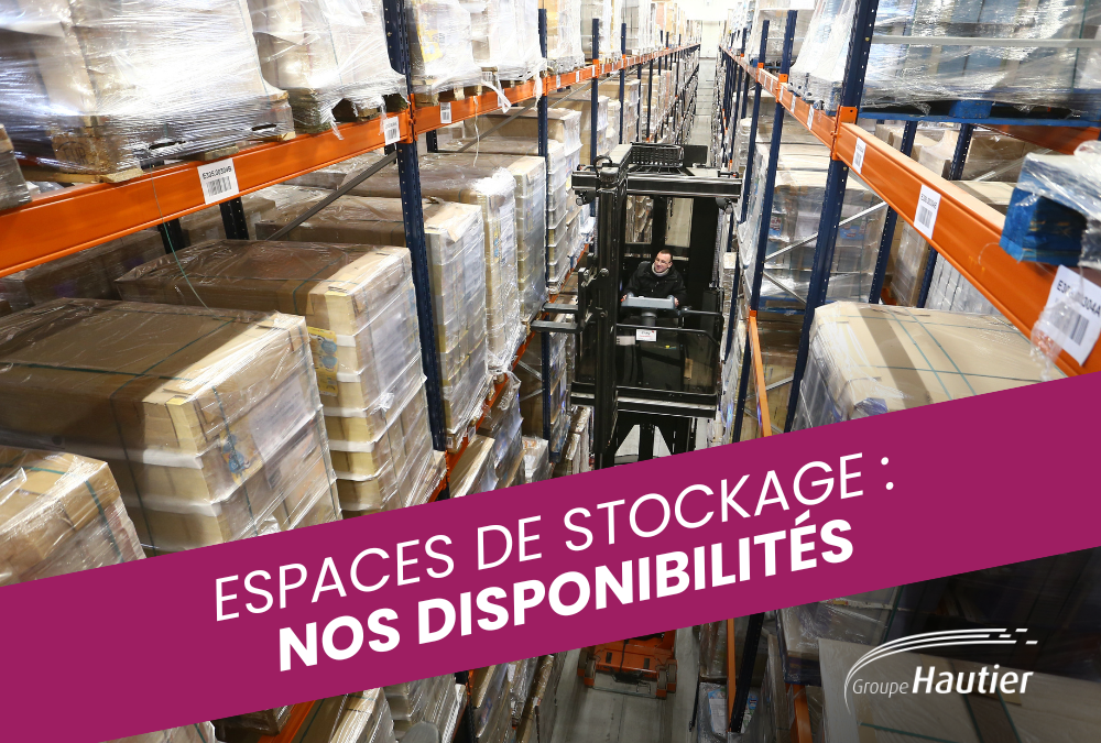 Nos espaces de stockage disponibles