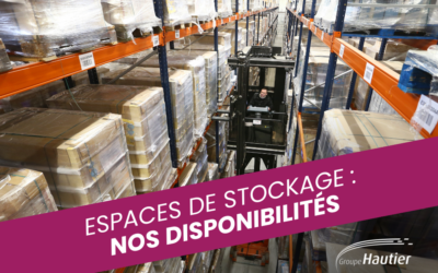 Nos espaces de stockage disponibles